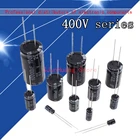 Алюминиевый электролитический конденсатор 400 В 1 мкФ 2,2 мкФ Ф 3,3 мкмкФ 4,7 мкФ 6,8 мкФ 8,2 МКФ 100 мкФ 22 мкФ 33 мкФ Ф 47 мкФ 68 мкФ Ф 82 мкФ