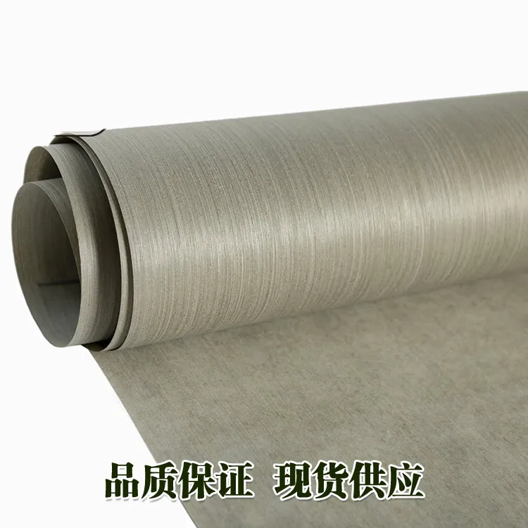 

L:2.5Meters Width:600mm Thickness:0.2mm Technology Silver Pear Wood Veneer Straight Grain Veneer