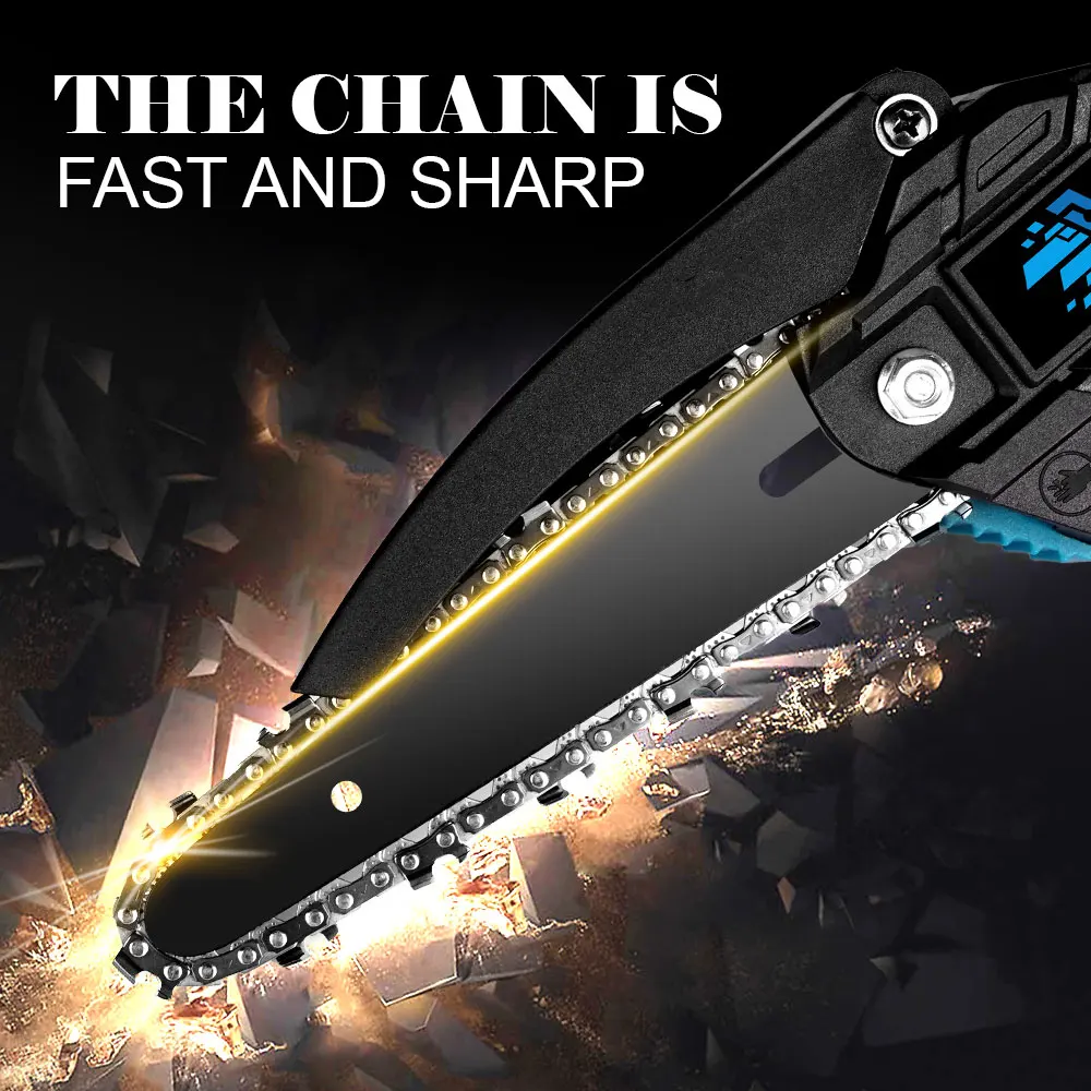 Бесщеточная Электрическая цепная пила 6 дюймов для аккумулятора Makita 18 в