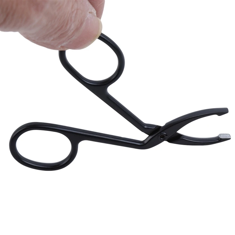 

Black Stainless Steel Eyebrow Tweezer Oblique Pliers Pull Eyebrow Forceps Eyebrow Clip Mustache Pull Beauty Makeup Tools