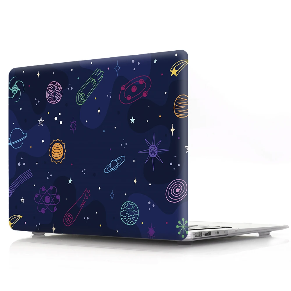 Чехол для Macbook Pro Air 11 13 A1932 рисунки из мультфильма ПВХ жесткий пластиковый чехол Mac