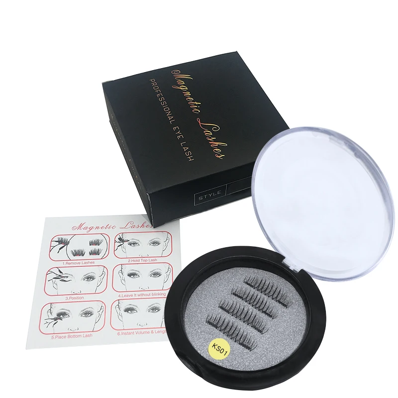 Z'LRAQI BEAUTY 2 пары магнитных ресниц с магнитами ручной работы 3D Магнитные ресницы