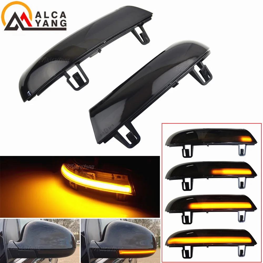 

Water Blink Dynamic Flowing Side Mirror LED Turn Signal Light For VW Passat B5.5 B6 R36 R32 Jetta MK5 Golf 5 GTI Sharan SuperB