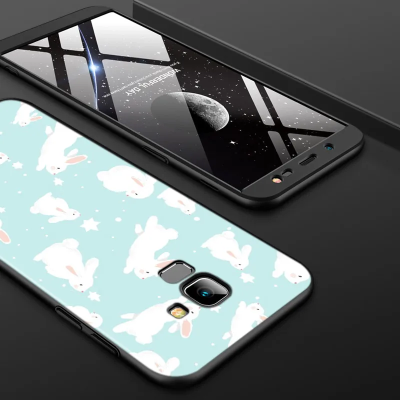 

Cartoon Rabbit Wolf Dog Cover For Samsung Galaxy J8 J7 Duo J6 J5 Prime J4 Plus J3 J2 Core 2018 2017 2016 Phone Case
