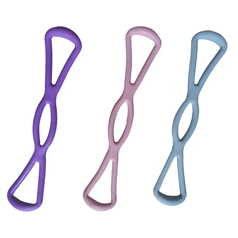 

New High Elastic TPR 8-shaped Stretcher Open Shoulder Beautiful Back Chest Enlargement Slimming Tension Rope Yoga Fitness