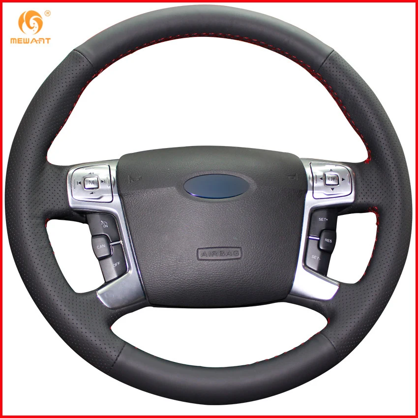 MEWANT черная искусственная кожа фотоаксессуары для Ford Mondeo Mk4 2007 2012 S Max 2008 запчасти