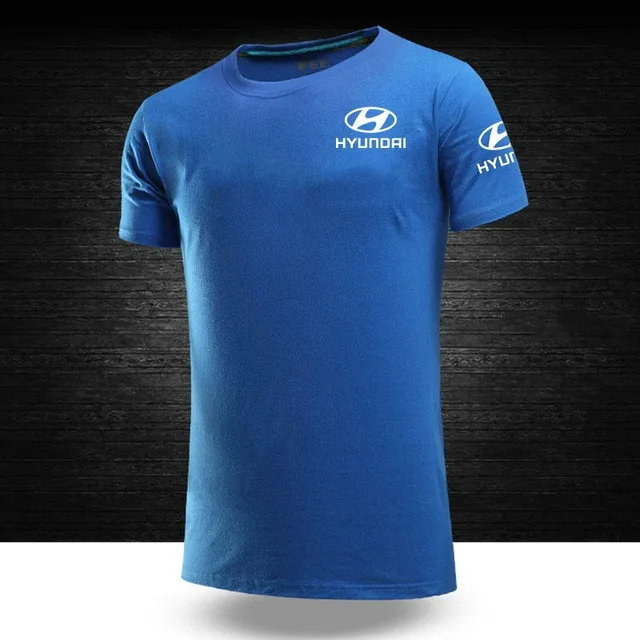 

New summer for HYUNDAI logo T-shirt men and women short sleeve T shirt