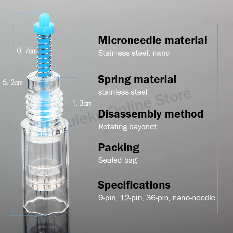 Винт Сменные чернила татуировки Micro Derma Инструменты Набор Игл 9 /12 / 36 Pin/круглый Nano