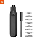 Отвертка храповая Xiaomi Mijia 16 в 1, Прецизионная магнитная головка с храповым механизмом, стальная двухсторонняя головка с храповым механизмом S2