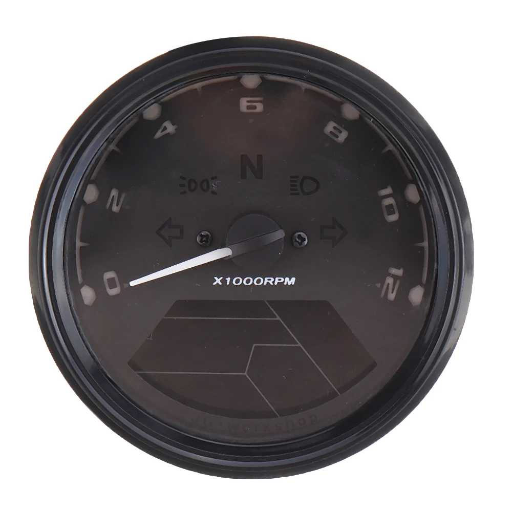 Цифровой спидометр с ЖК-экраном 12000RMP одометр для мотоцикла 1-4 цилиндра