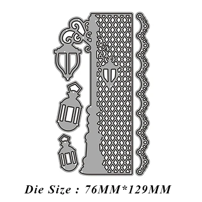 JMCRAFT 2021 красивые кружевные и уличные фонари металлические режущие штампы Сделай