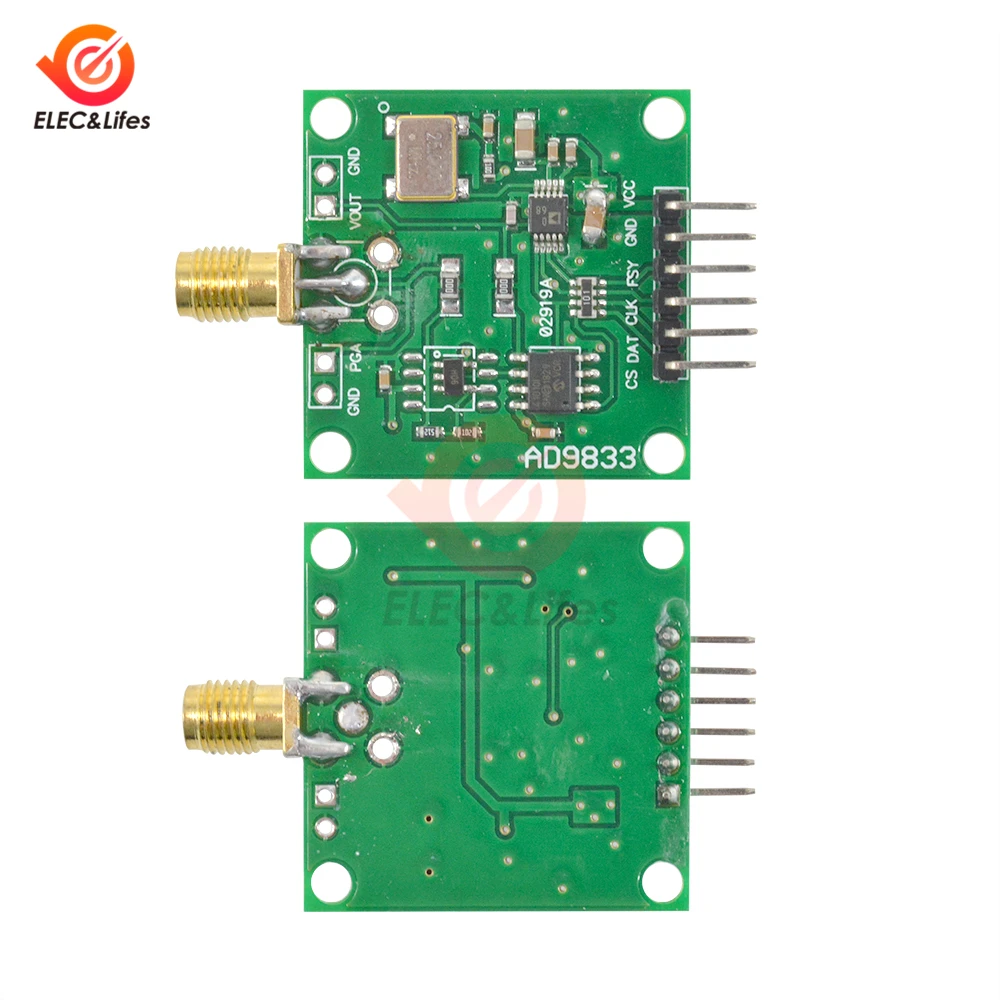 Модуль генератора сигналов AD9833 DDS треугольная Синусоидальная волна источник