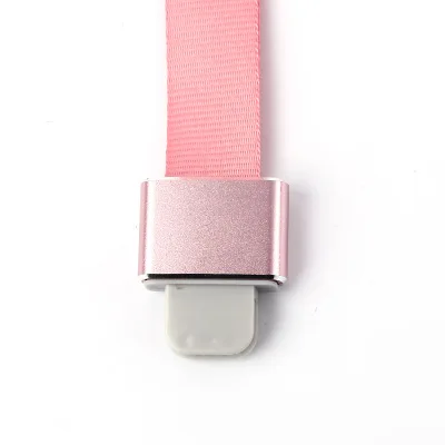 Rope Pink Новинка, 1 шт., визитница из алюминиевого сплава, визитница, бейдж, талреп, металлический чехол - Цвет: Rope Pink