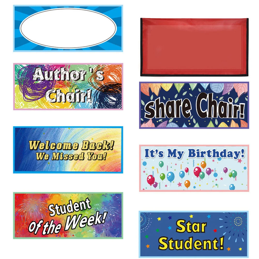 

1 Set Teacher Student Use Name Badge Funny Great Teaching Tool Name Plates