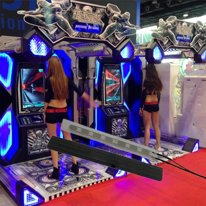 8 шт. ножной сенсор полоска для танцевальной машины с черной резиновой