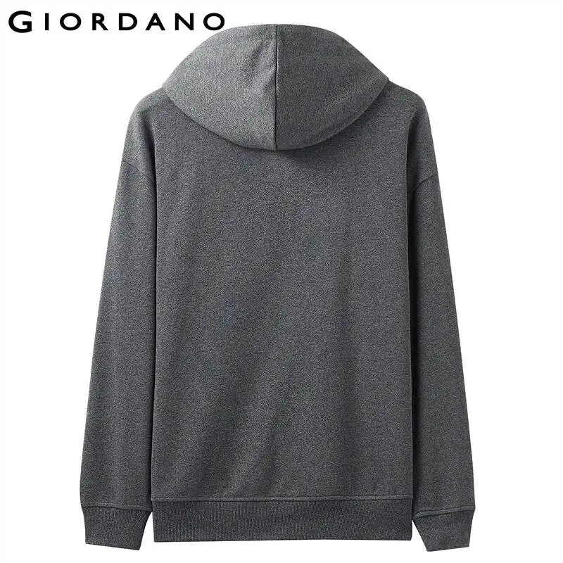 Толстовка Giordano мужская с буквенным принтом свитшот карманом Kanga и кулиской 91099790 |