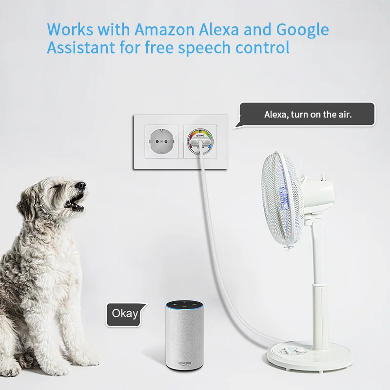Умная Мини розетка Gosund EP2 10 А Wi Fi работает с Alexa Google Home 2 шт.|Модули для умного дома| |