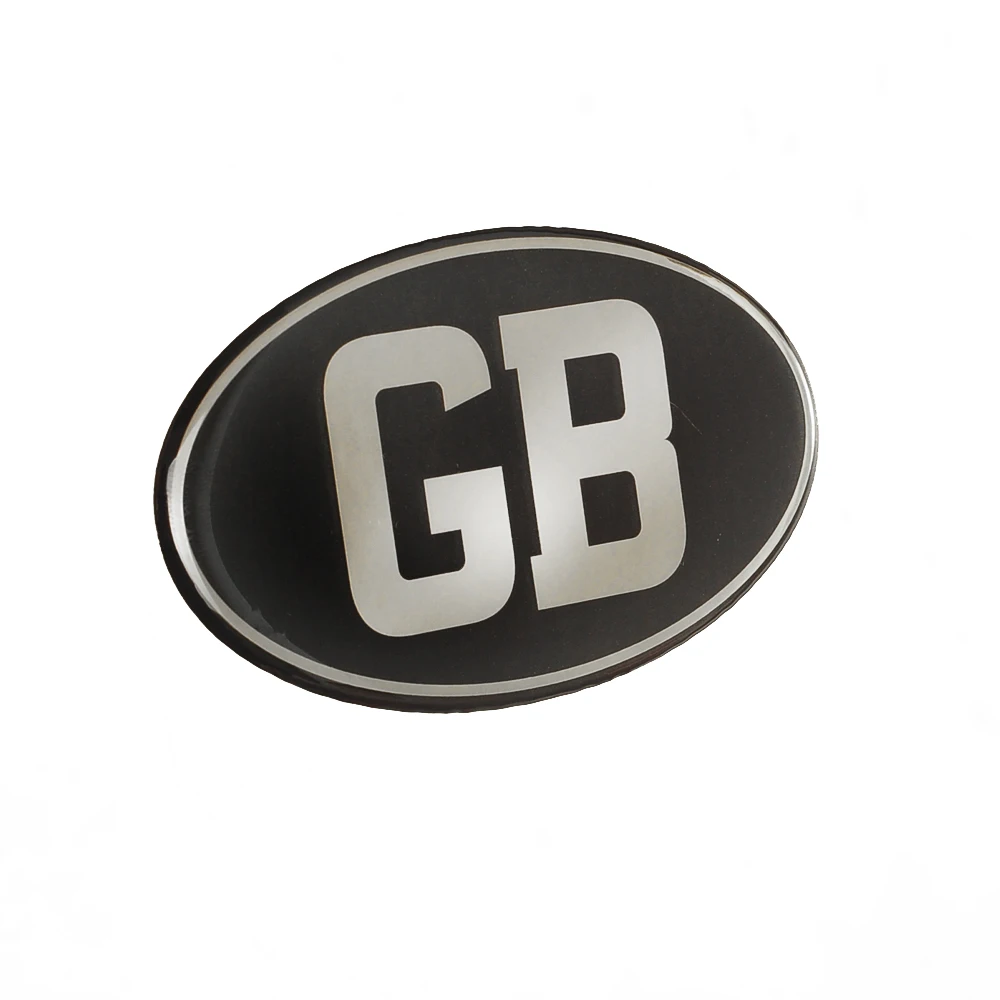 Наклейки на бак мотоцикла GB овальные наклейки в стиле евро резиновые 3D|Наклейки и