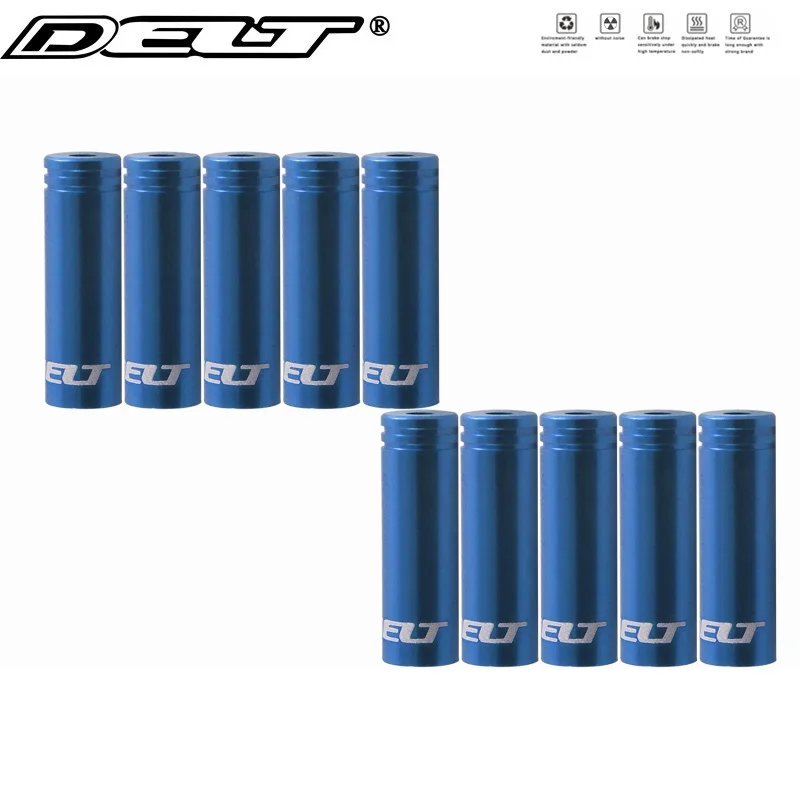 

10 Pcs Shift Mountain Bike ROAD Bicycle Derailleur Cable End Caps Tips 4.0*18MM Alloy Accessories