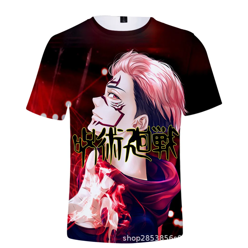 

Brand new trend men's t-shirt 3d printing animation fashion sports o-neck quick-drying oversized t-shirt breathable short sleeve