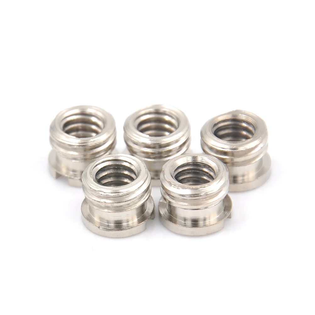 5pcs/lot Camera accessories Female 1/4&quot to Male 3/8 Inch Convert Screw Adapter for Tripod head and Monopod Ballhead DSLR |