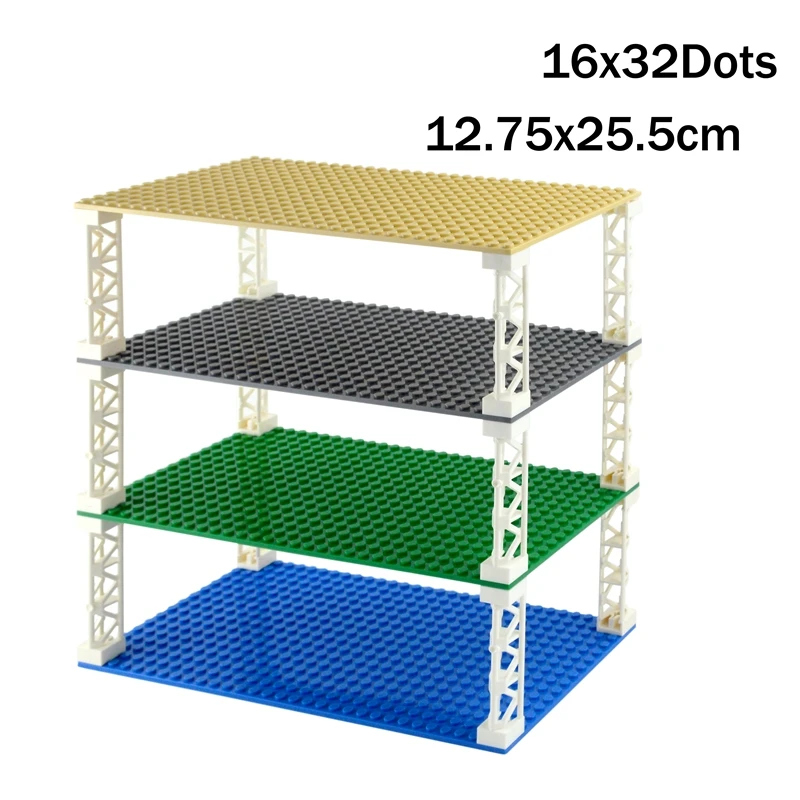 Двусторонняя Базовая пластина 32*16 точек Классические небольшие кирпичи базовые