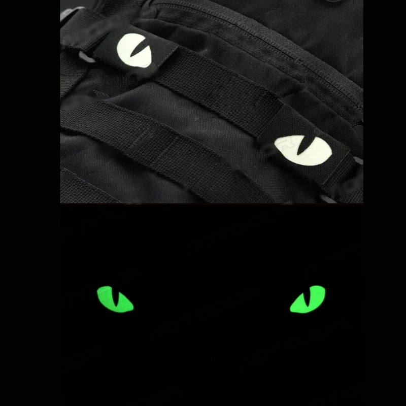 

Cat Eyes Morale Nightlight Fluorescent Patch Military Evil-Eye Luminous Tag N7MF
