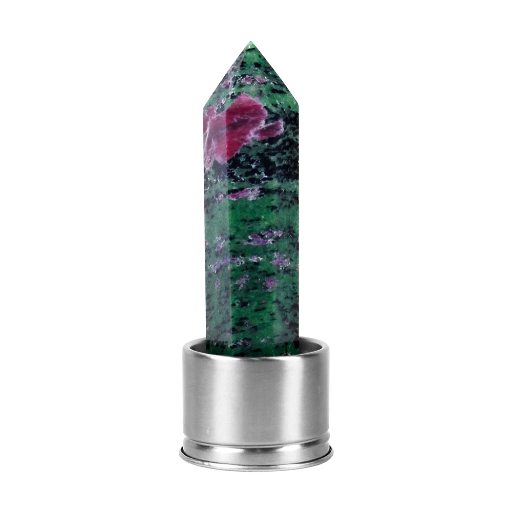 epidote Натуральный кристалл Колонка энергия здоровый стакан для воды стеклянная бутылка для воды эликсир Кристалл обелиск палочка Исцеление натуральный драгоценный камень кварц - Цвет: epidote