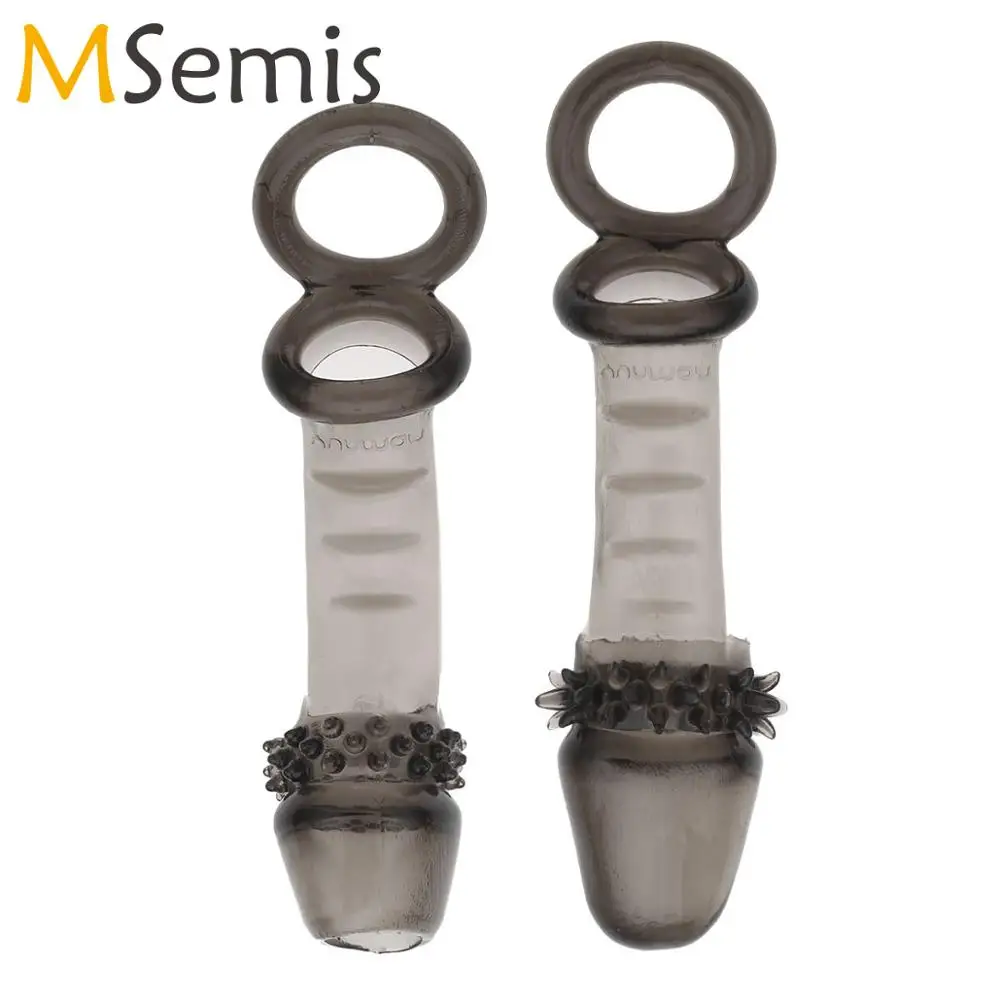 Мужская Задержка эякуляции кольцо петух Многоразовые прозрачные мягкие