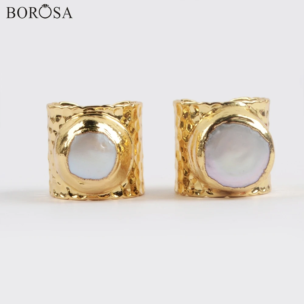 BOROSA 5 шт. модное золотое покрытие фотоэлемент маленький размер 4 ~ 7 женское