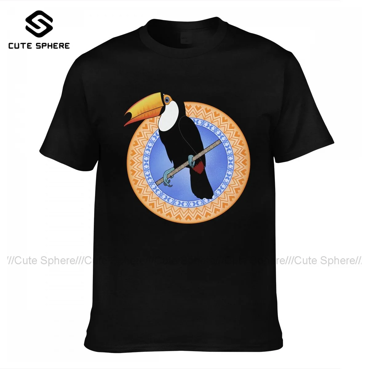 

Toucan Tshirt Funny 100 Cotton Short Sleeves T Shirt Print Beach T-Shirt Male Plus size