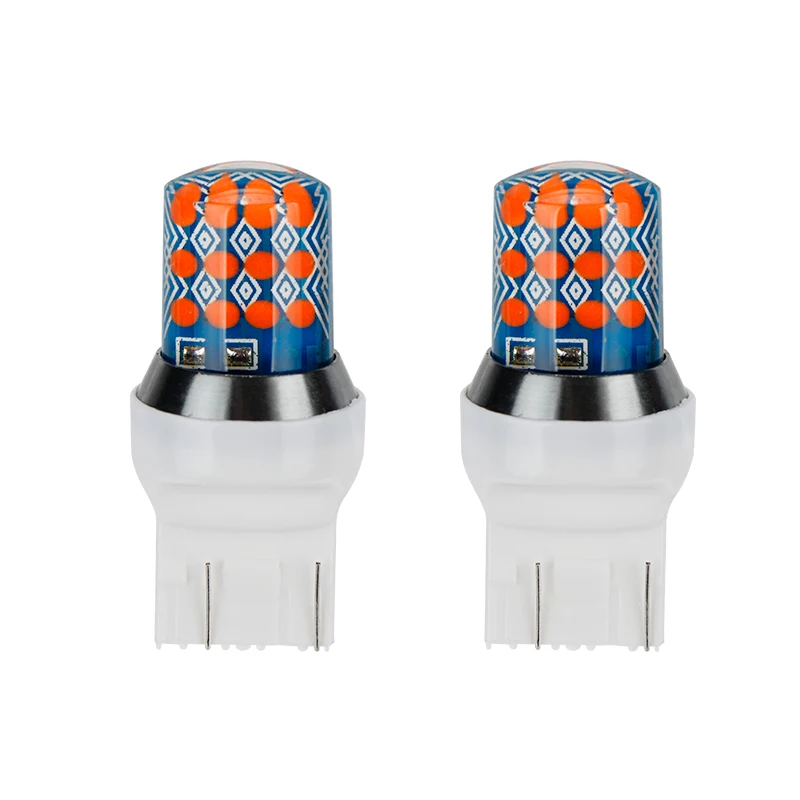 

2 шт., силиконовые фонари заднего хода T20 7443 W21/5W 24SMD 12 В