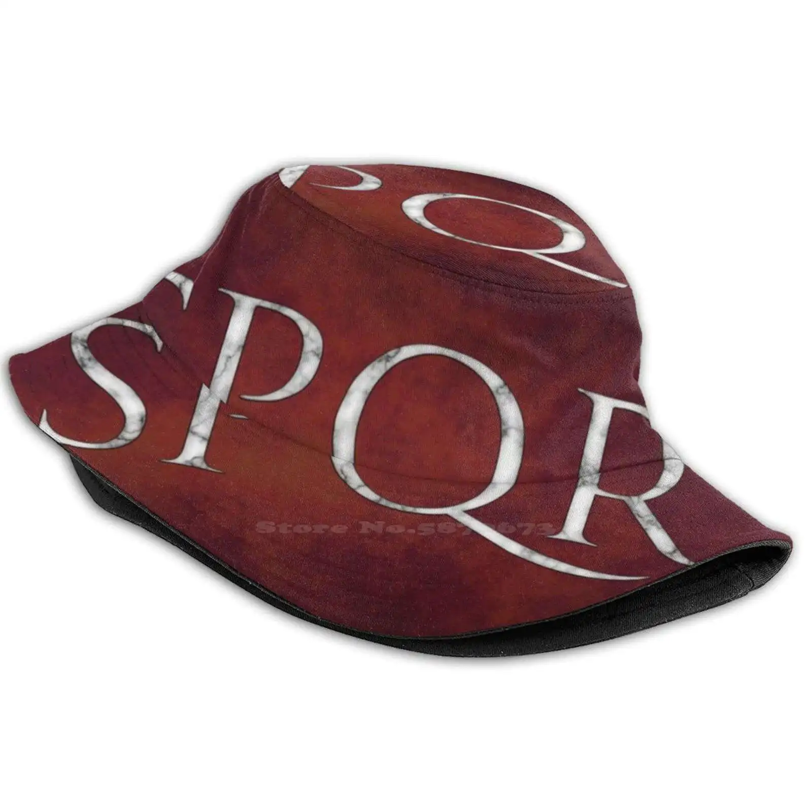 

Шапка с красным узором Spqr - The Senate And People Of-In, уличная шапка от солнца, шапка с прямыми полями, зенатскими республиками, Ливи, Цицерон