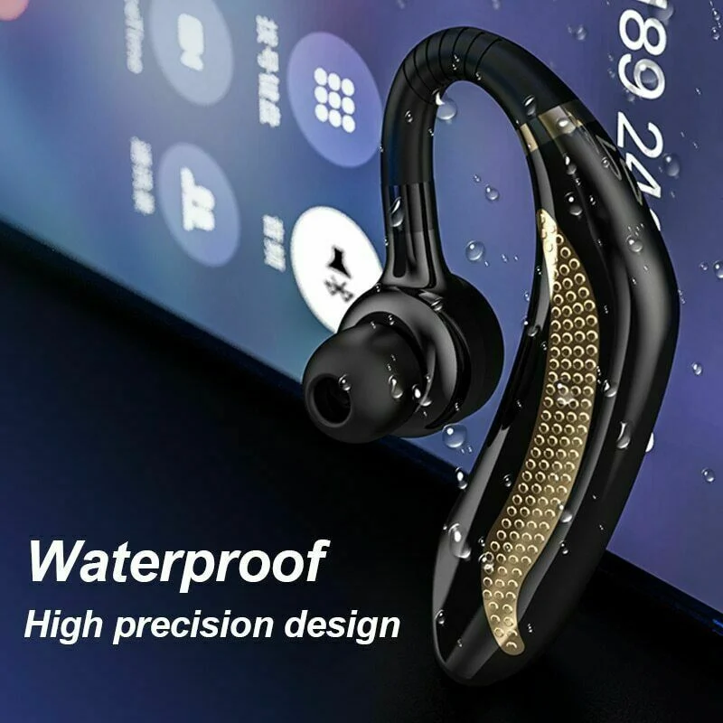 Bluetooth гарнитура с одним ухом левый и правый ушные крючки водонепроницаемые