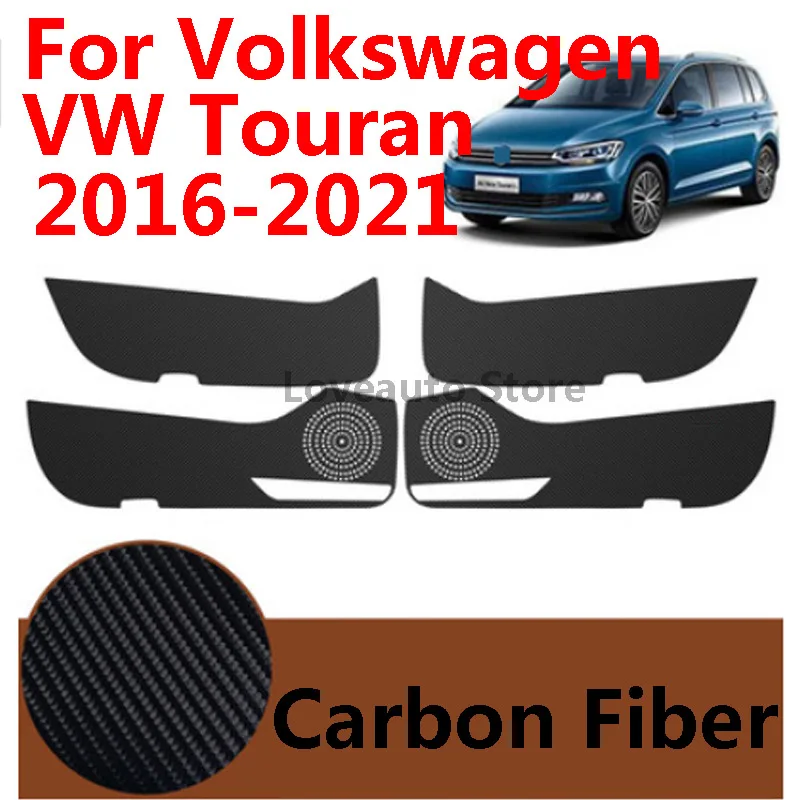 

for Volkswagen VW Touran 2021 2020 Car Door Protector Pad Door Plank Anti Kick Pad Mat Cover Leather Sticker 2019 2018 2017 2016