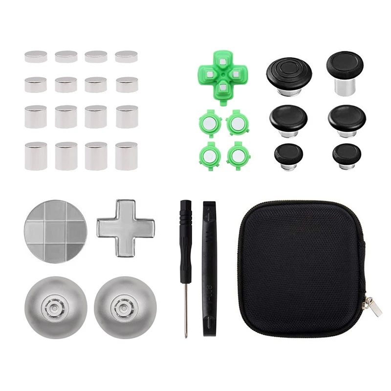

For PS5 Game Controller Button Keys Handle Cap Cover Game Console Accessories ABXY D-Pad Replacement