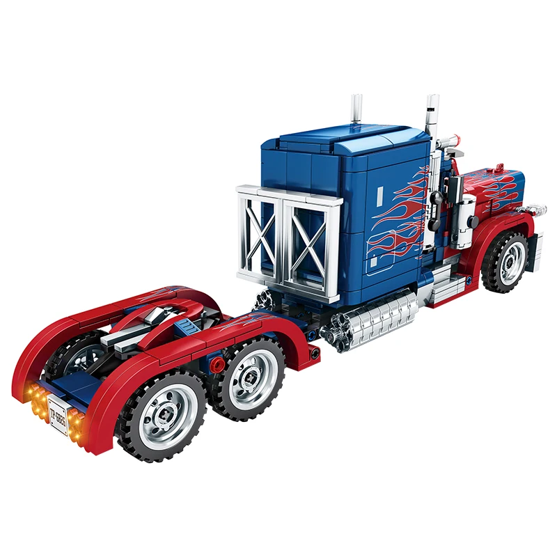 SEMBO 849 шт. строительные блоки Optimus Prime тяжелый контейнер грузовик развивающие