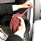 Автомобильный резиновый уплотнитель на клейкой основе полосы Шум изоляции для Защитные чехлы для сидений, сшитые специально для Toyota Corolla RAV4 Camry Прадо Avensis Yaris Hilux Prius Land Cruiser