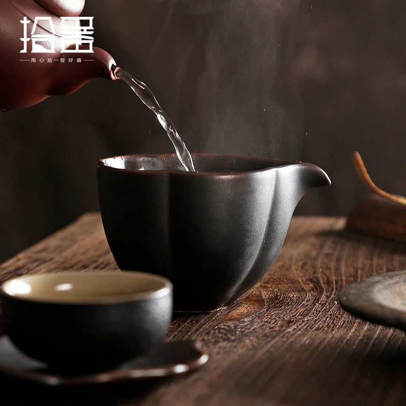 Керамическая чайная машина из керамики чашка ручной работы японский чайный