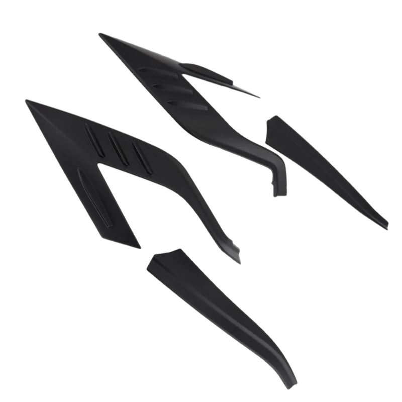 4Pcs Car Tail Rear Lamps Trim Ring Covers Decoration Stickers for Toyota Rav4 2019 2020 Car-Styling Accessories Black | Автомобили и