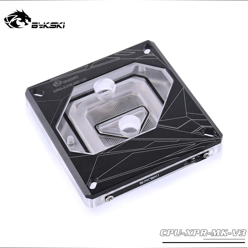 Черный Bykski Процессор воды блок для Intel LGA 1150 1151 1155 1156 2011 2066 кулер 5v 3pin 12v 4pin