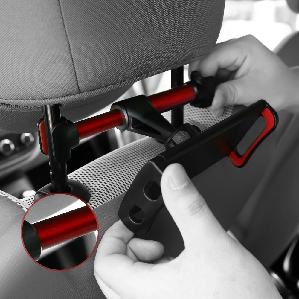 Автомобильный держатель для телефона 360 вращающийся Авто подставка для лобового стекла для iPad крепление на заднее сиденье клип на три этапа Настольный держатель для телефона в автомобиле