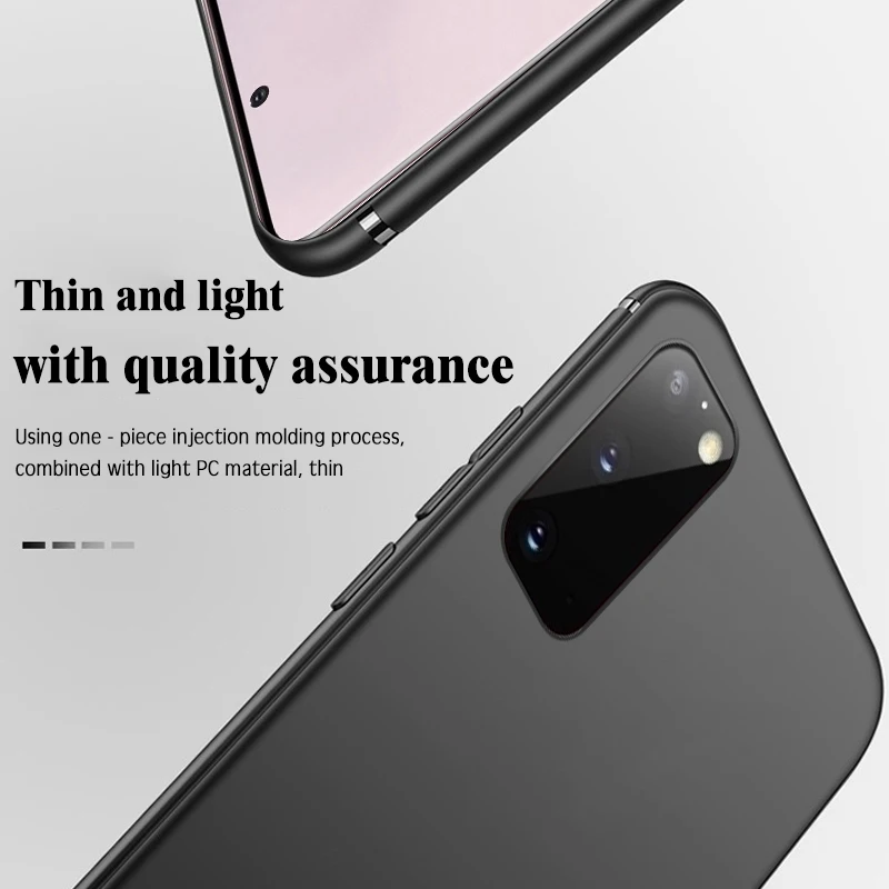 Ультратонкий дышащий Твердый чехол для Samsung Galaxy S20 S20U S10 S10E S9 S8 Plus Note 10 9 8 Pro