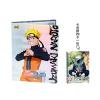 naruto cards holder book album 80160pcs letters papergames children anime character collection kids gift playing card toy