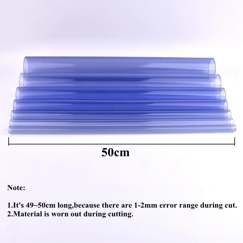 Length 0.5M O.D 16~110~280mm Transparent UPVC Pipe Aquarium Fish Tank Adapter Tube Garden Irrigation Watering Fittings Big Size | Дом и сад