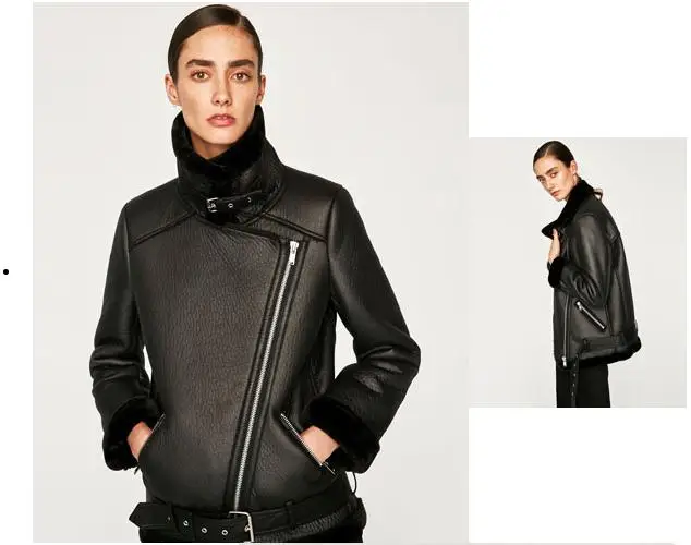 shipping, new Free faux fur women jacket.pu woman's biker's jackets,fashion winter warm coat.style leather cothing