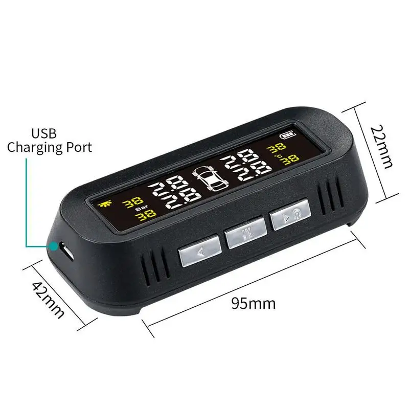 Беспроводной монитор давления в шинах беспроводная система контроля с солнечной