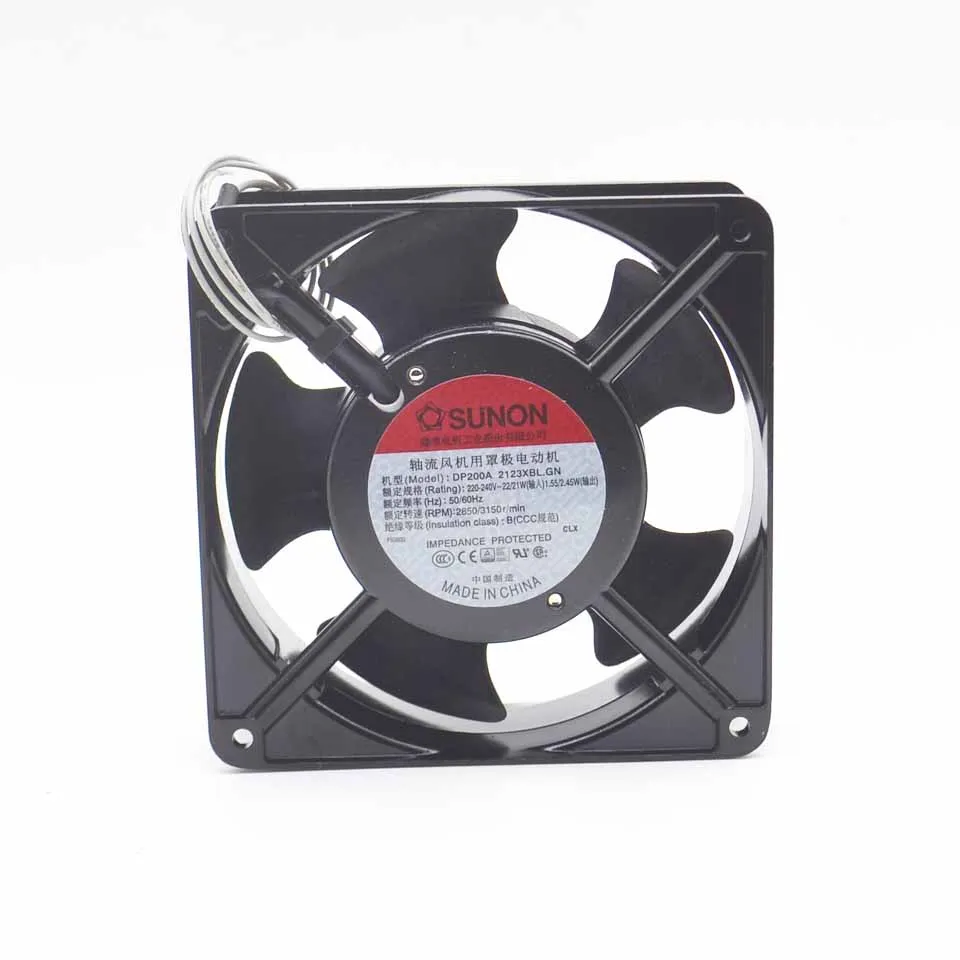 2123XBL Sunon DP200A P/N 2123HBL 2123HSL 2123XBL 2123XSL 12038 120*120*38 мм 12 см вентилятор охлаждения - Цвет лезвия: 2123XBL