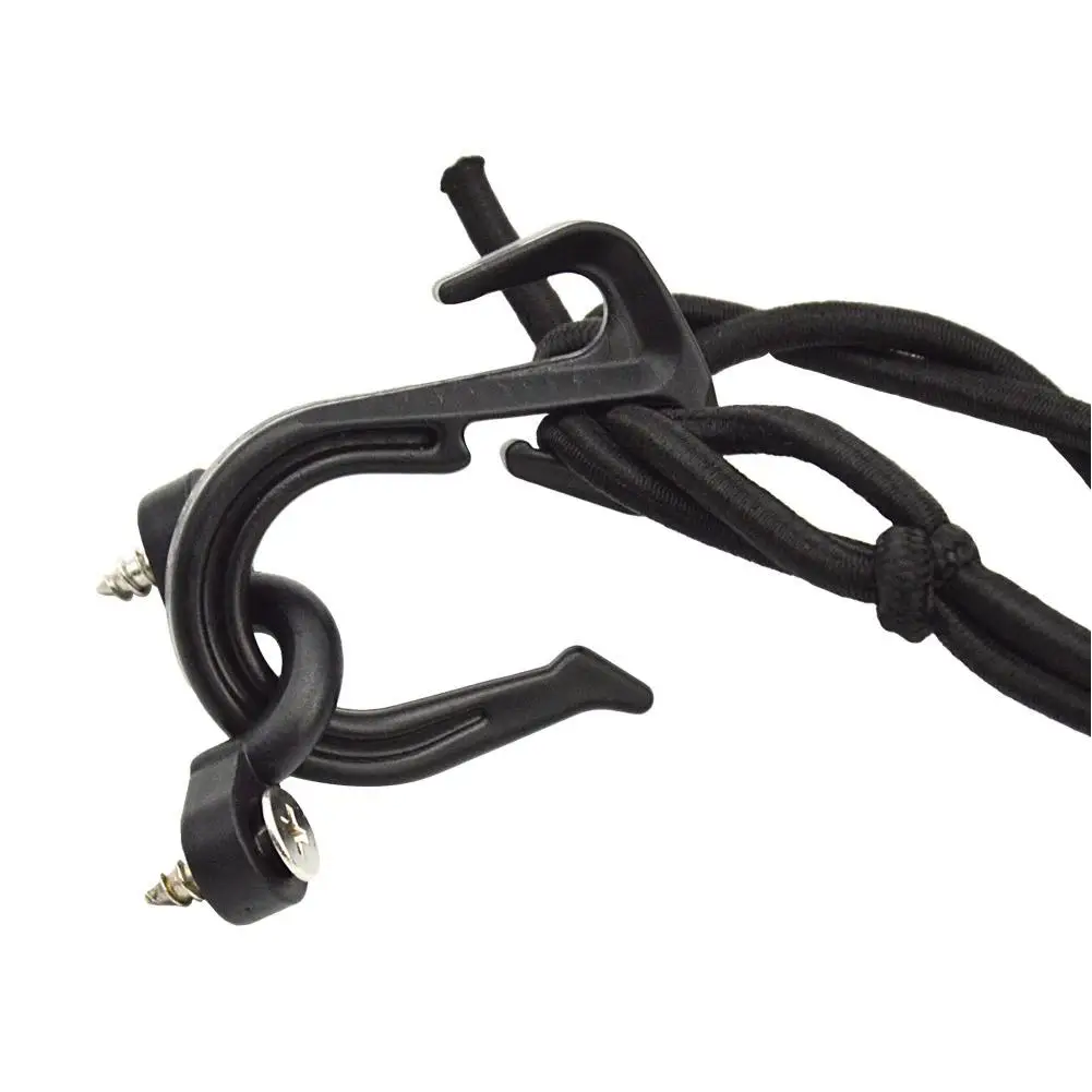 

Deck Cargo Bungee Net Elastic Mesh & Lashing Hooks Kayak rigging for Canoe Marine Boat Kayak