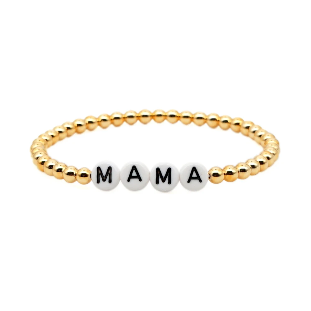 GO2BOHO женский браслет женские браслеты с надписью MAMA подарок на день матери модные